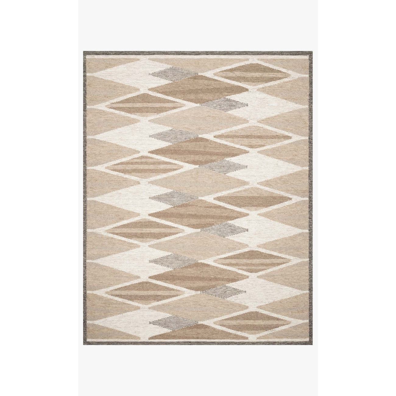 Evelina EVE-04 Taupe / Bark Area Rug-Loloi-LOLOI-EVELEVE-04TABS2030-Rugs2'-0" x 3'-0"-1-France and Son