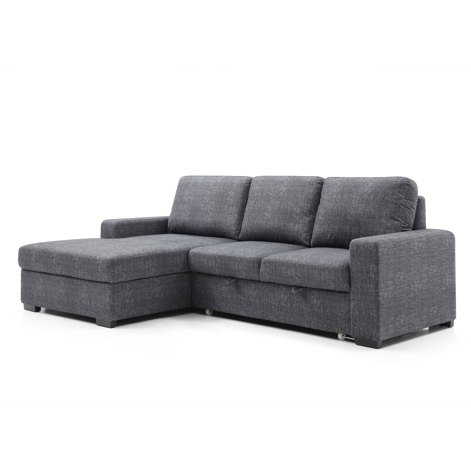 Elga Sectional-Whiteline Modern Living-WHITELINE-SL1708F-DGRY-SectionalsDark Grey /Left-1-France and Son