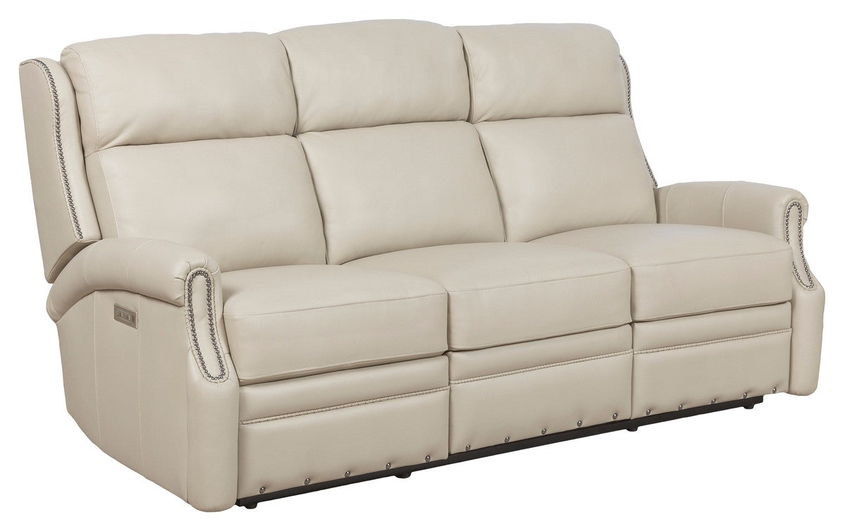 Hailey Power Left and Right Reclinering Sofa - Maple Solids