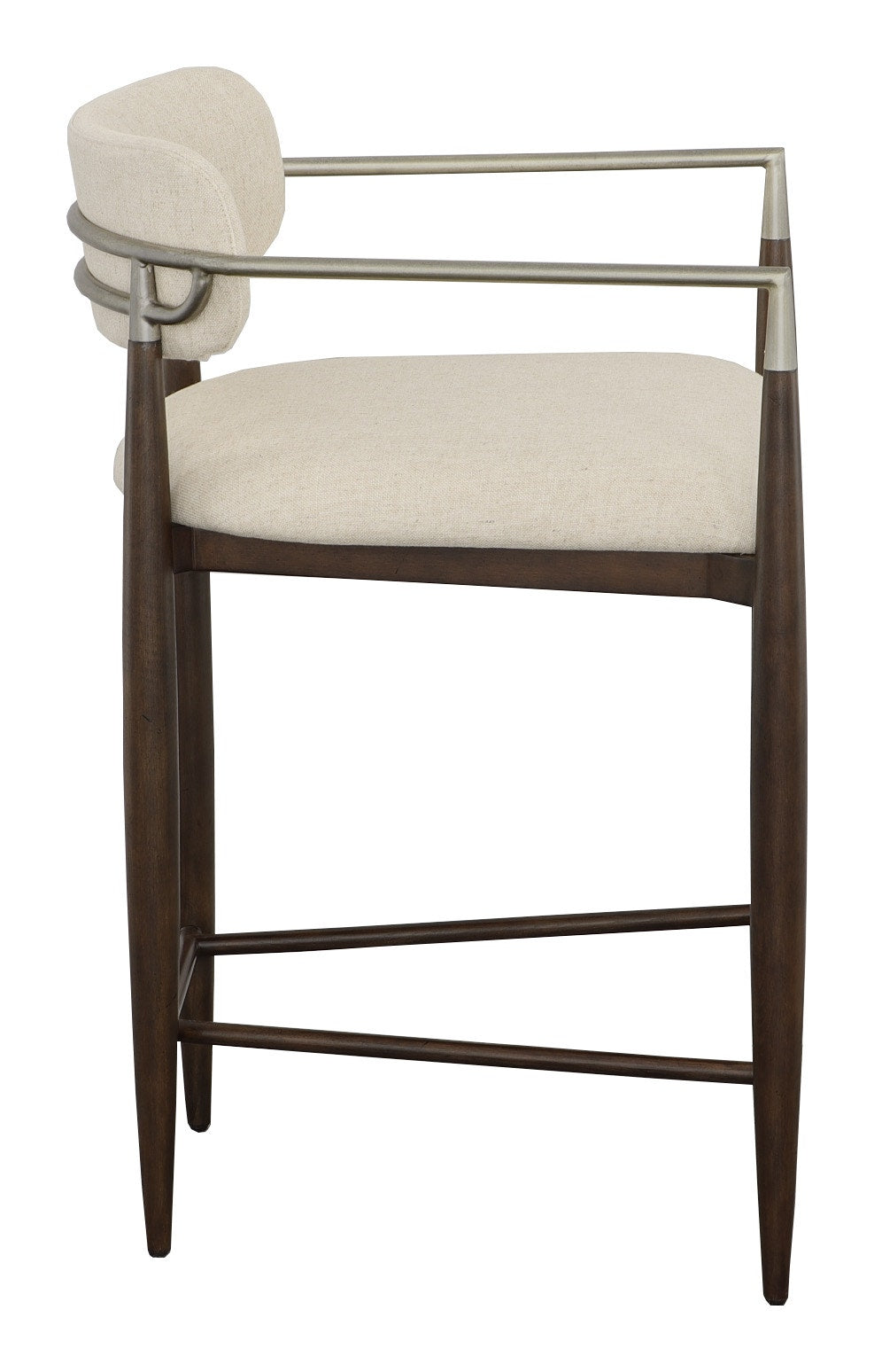 Gabriella Counter Stool - Tahitian Pearl - Metal,Beech Solids