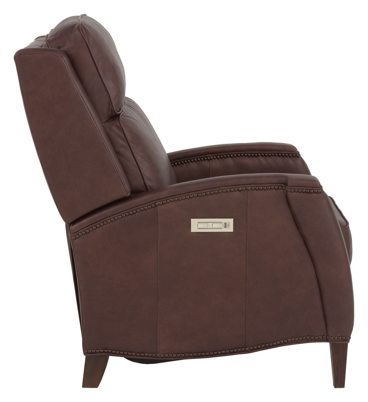 Xavier Power Reclinerer, Double Incline - Tobacco - Maple Solids