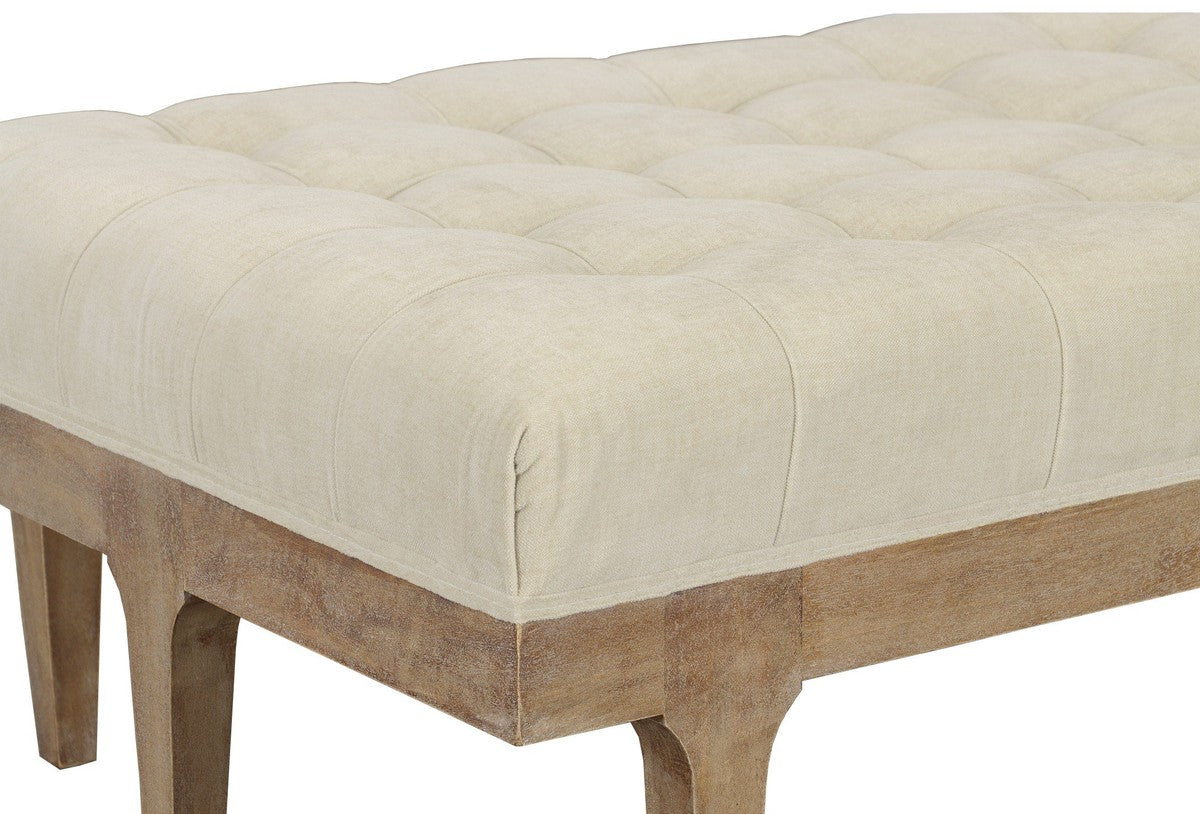 Huntington Square Cocktail Ottoman - Mango Solids