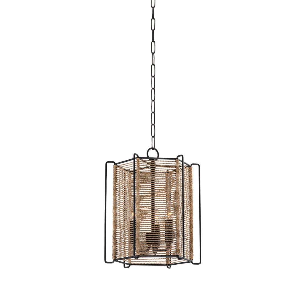 Ramon 3 Light Lantern-Troy Lighting-TROY-F9813-TBK-Pendants-1-France and Son