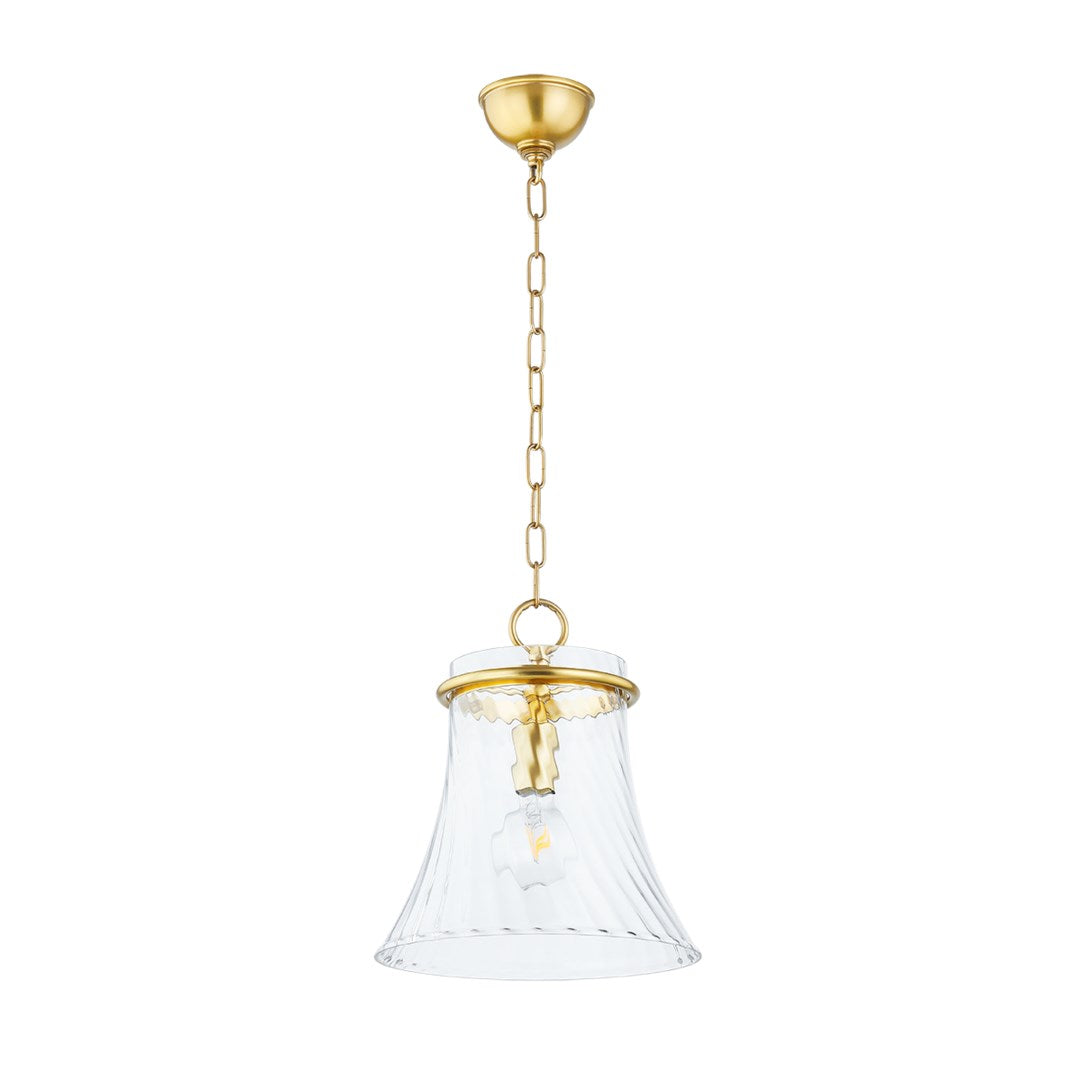 Cantana 1 Light Pendant-Mitzi-HVL-H824701S-AGB-PendantsSmall-Aged Brass-3-France and Son