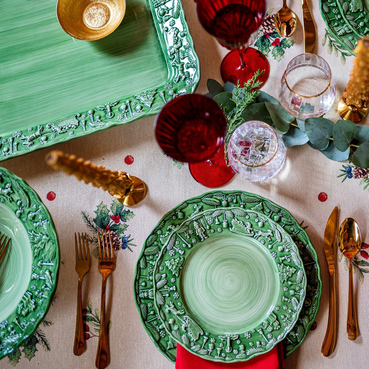 Fiabe di Natale Rectangular Platter