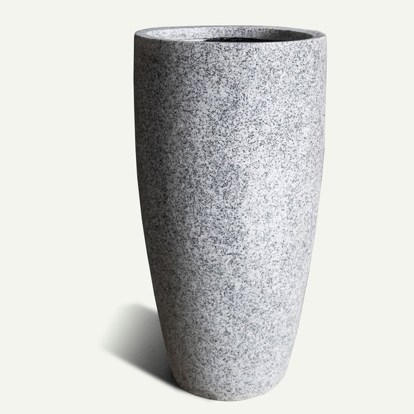 Kawa Flared Planter-Gold Leaf Design Group-GOLDL-FG2015-31NWG-PlantersGranite White-4-France and Son
