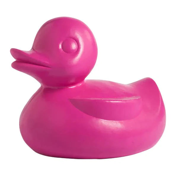 FG UV Duck Sculpture-Gold Leaf Design Group-GOLDL-FG2370-PI-UV-Decorative ObjectsPink Dark-7-France and Son