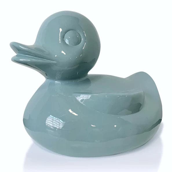 FG Duck Sculpture-Gold Leaf Design Group-GOLDL-FG2370-SB-Decorative ObjectsBlue Smoky-7-France and Son