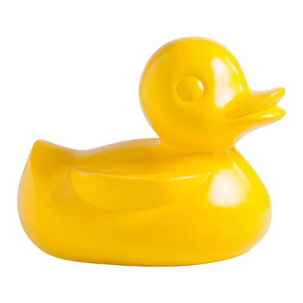 FG UV Duck Sculpture-Gold Leaf Design Group-GOLDL-FG2370-YE-UV-Decorative ObjectsYellow-11-France and Son