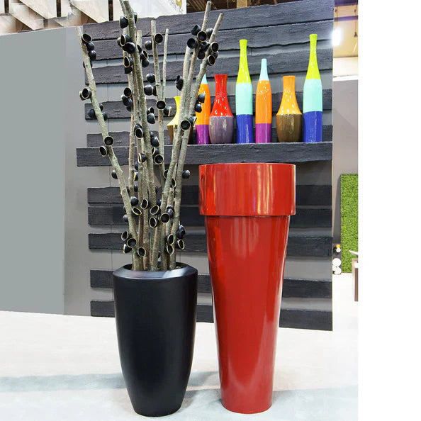 Santiago Floor Planter-Gold Leaf Design Group-GOLDL-FG2411-Planters-2-France and Son