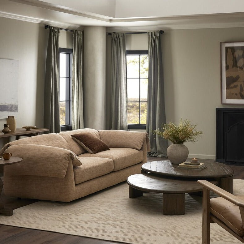 Marcel Sofa - 102" - Laken Taupe