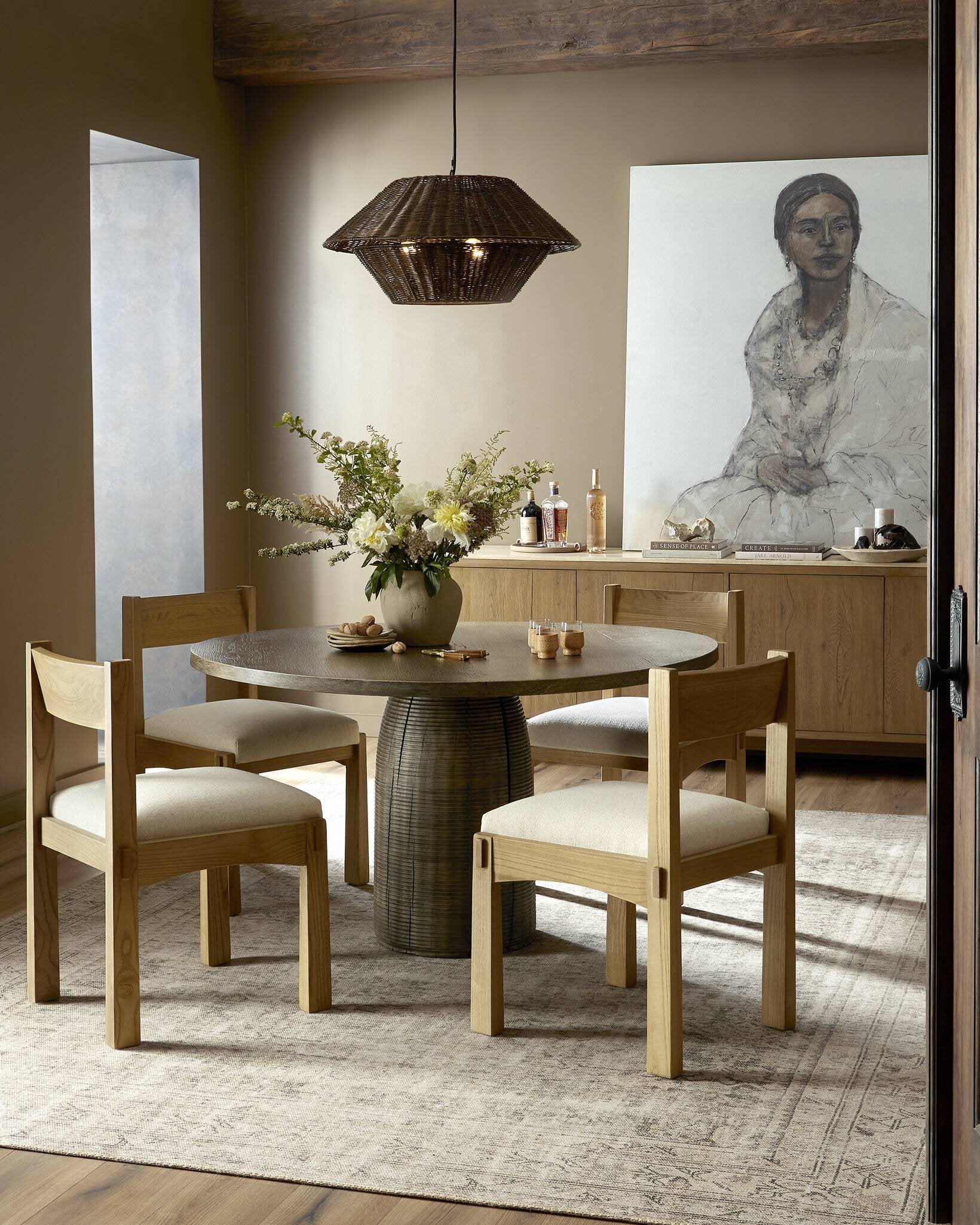 Coronado Sideboard - Rubbed Light Oak - Light Brown, Beige