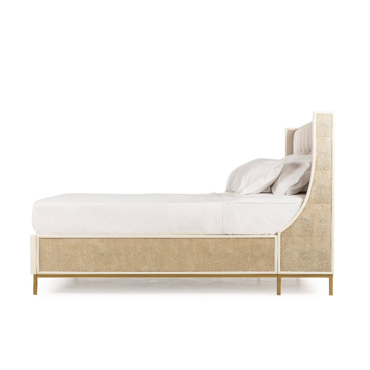 Amanda Shagreen Bed by Sonder-Sonder-FIB3036-BedsQueen-6-France and Son