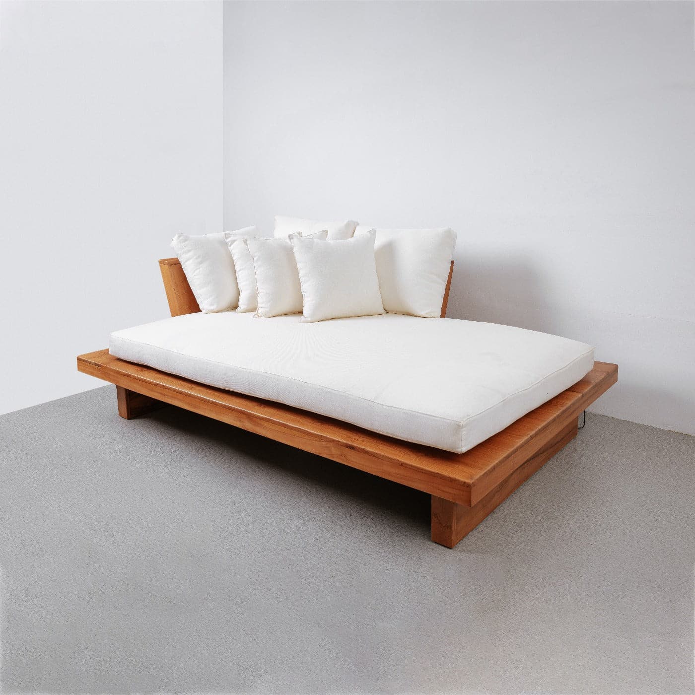 Zen Teak Platform Daybed-France & Son-FL1005-Outdoor Daybeds-5-France and Son