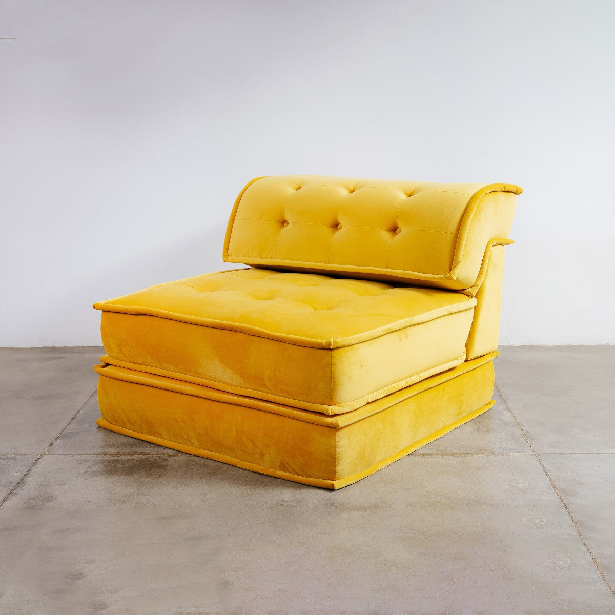 Bohemian Modular Sectional-France & Son-FL1057BKSEAT-YELLOW-SectionalsYellow Section-2-France and Son