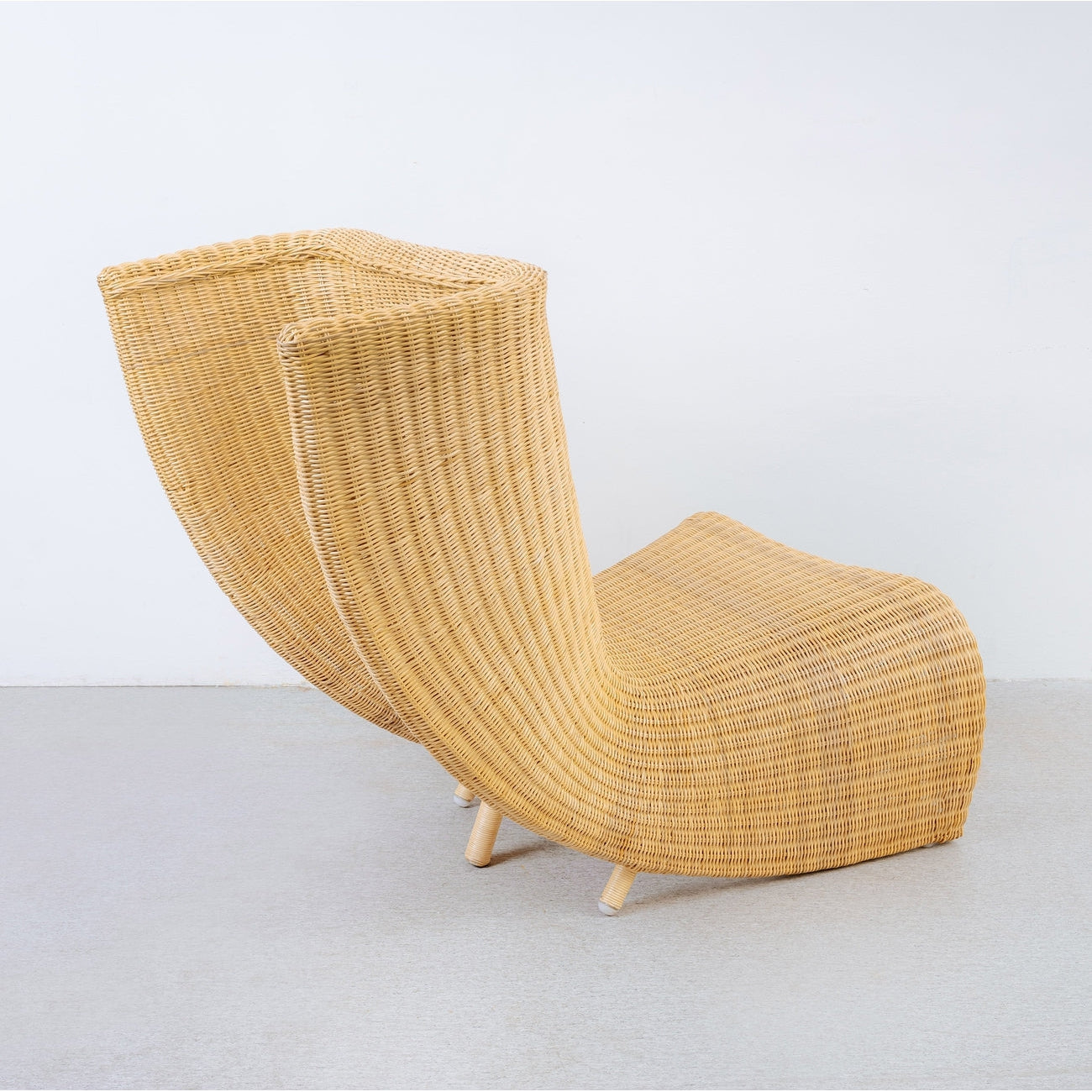 Rattan Felt Chair-France & Son-FL1071-Lounge Chairs-2-France and Son