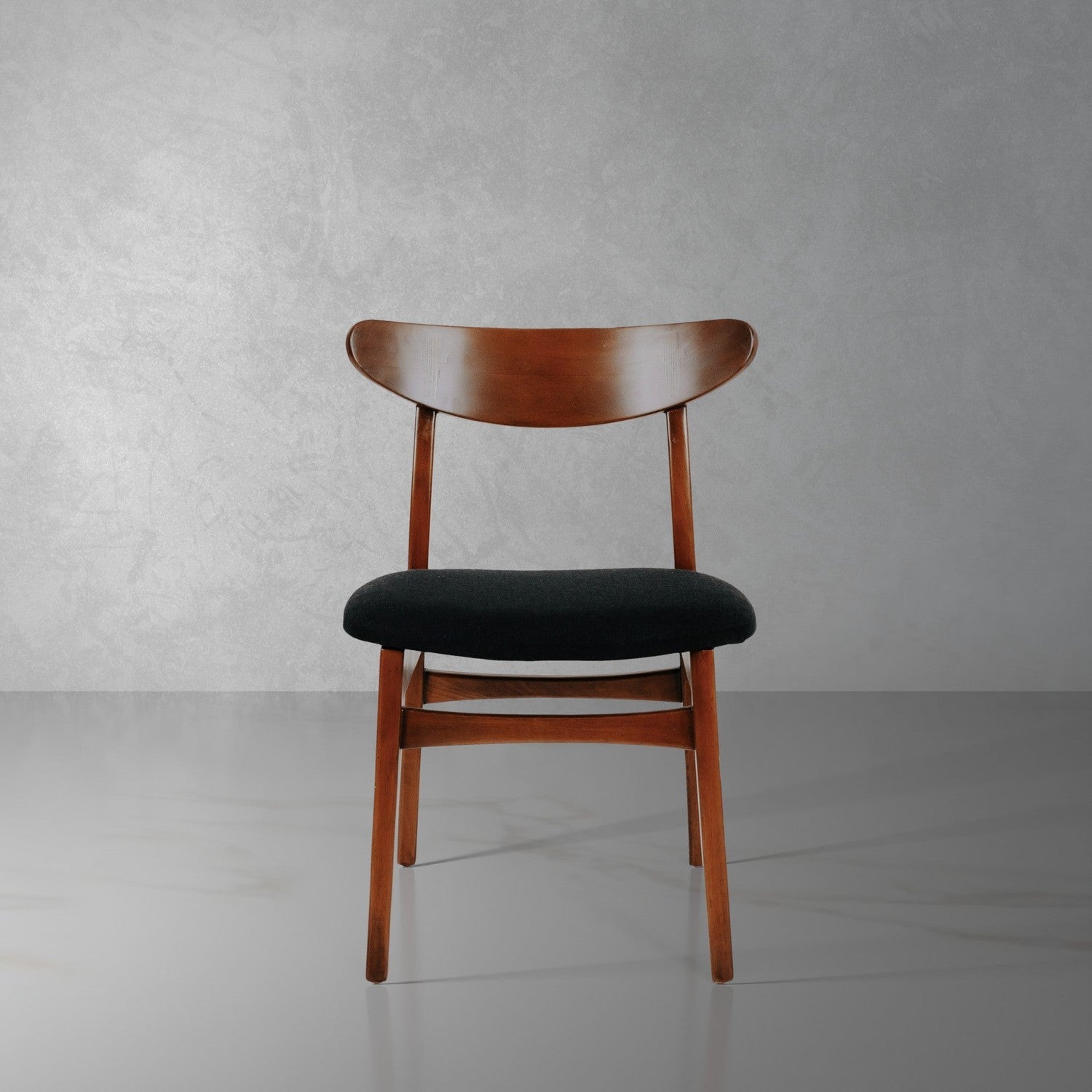 Wegner Model 30 Dining Chair-France & Son-FL1075BLK-Dining Chairs-1-France and Son