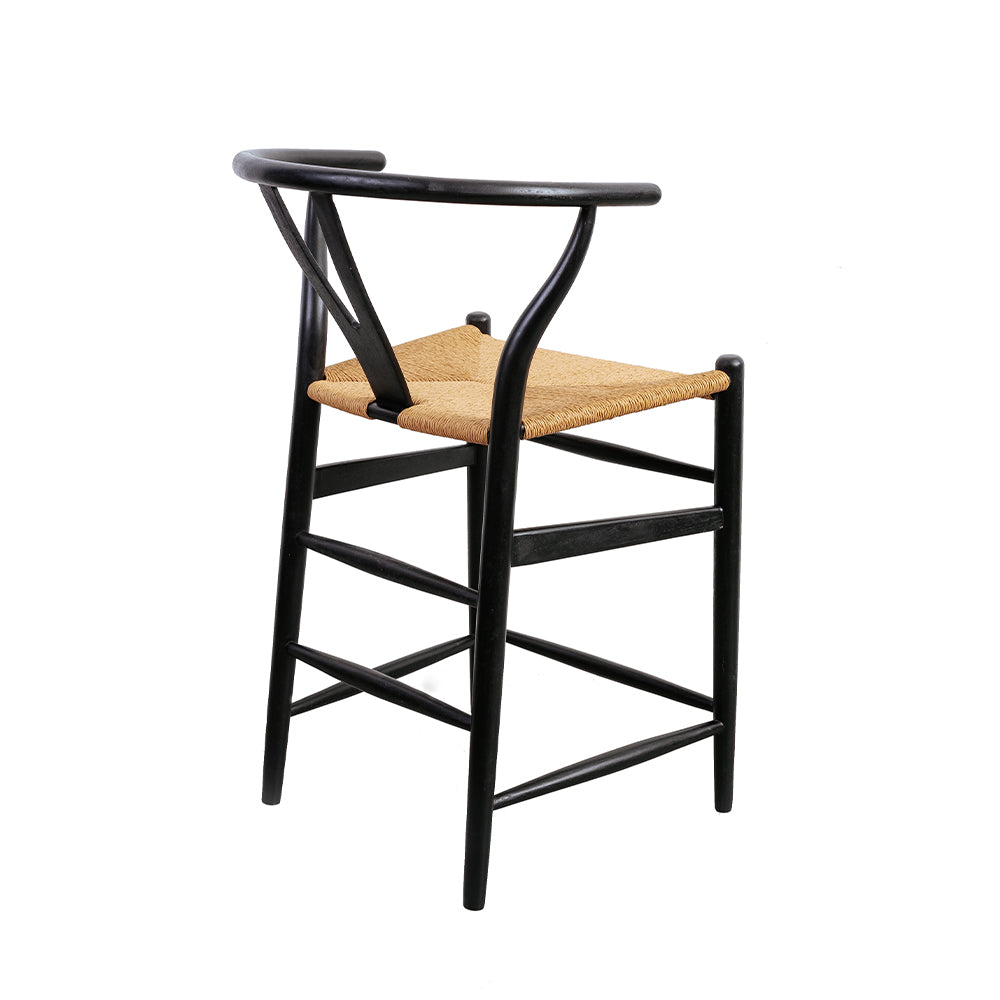 Wishbone Teak Counter Stool-France & Son-FL1180NTRL-Bar StoolsNatural-24-France and Son