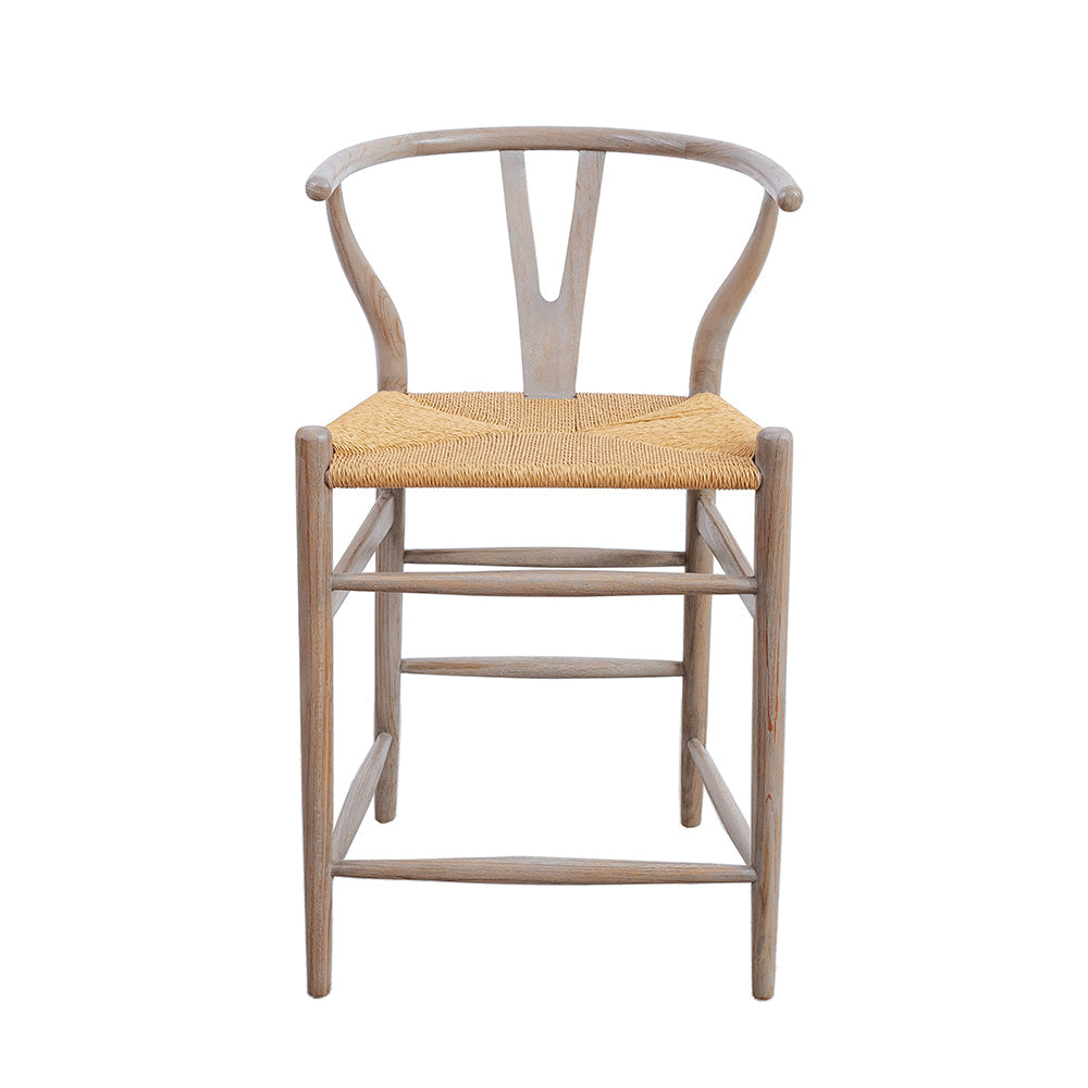 Wishbone Teak Counter Stool-France & Son-FL1180NTRL-Bar StoolsNatural-15-France and Son