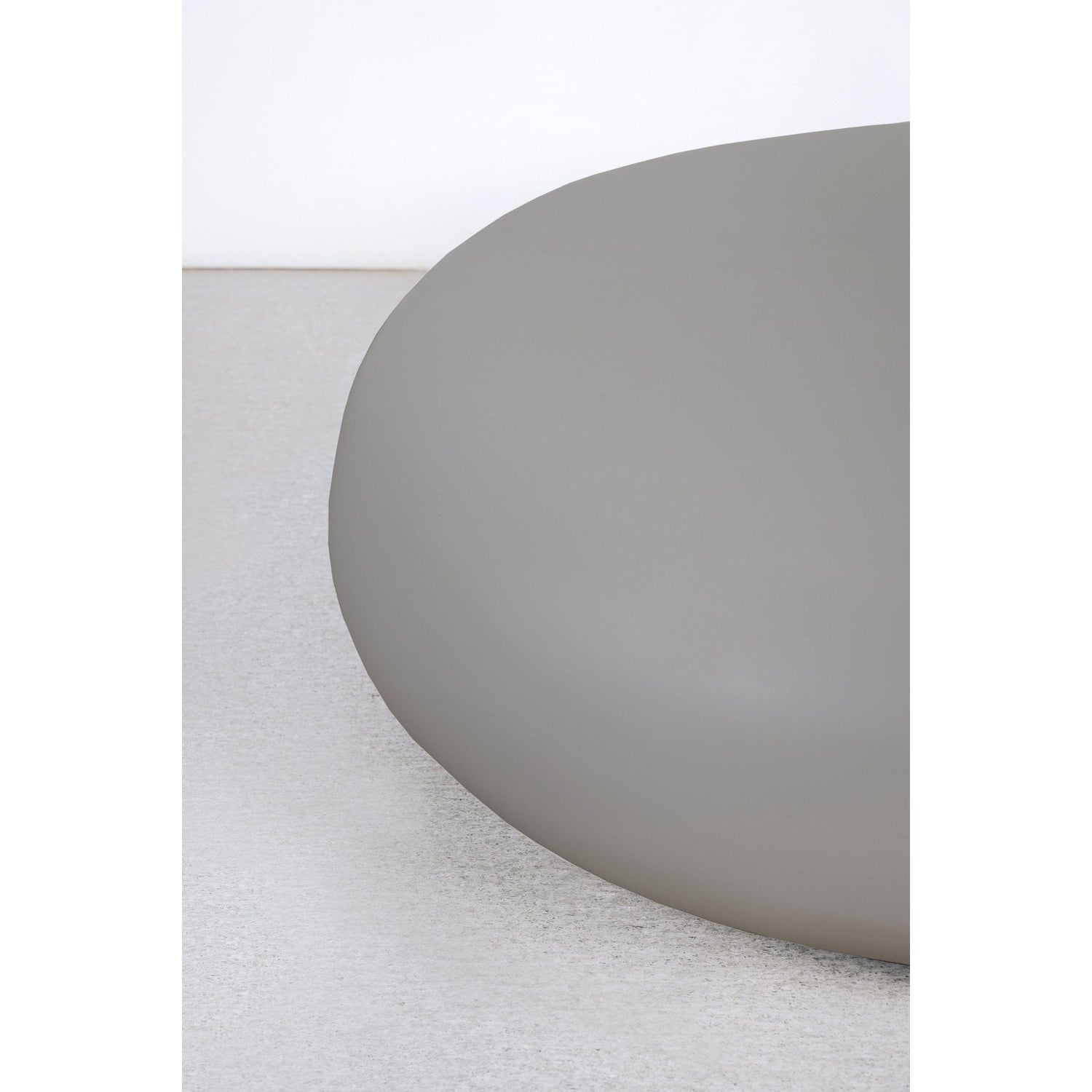 Smooth Pebble Coffee Table - Grey-France & Son-FL1216GREY-14-Coffee TablesShape A-3-France and Son