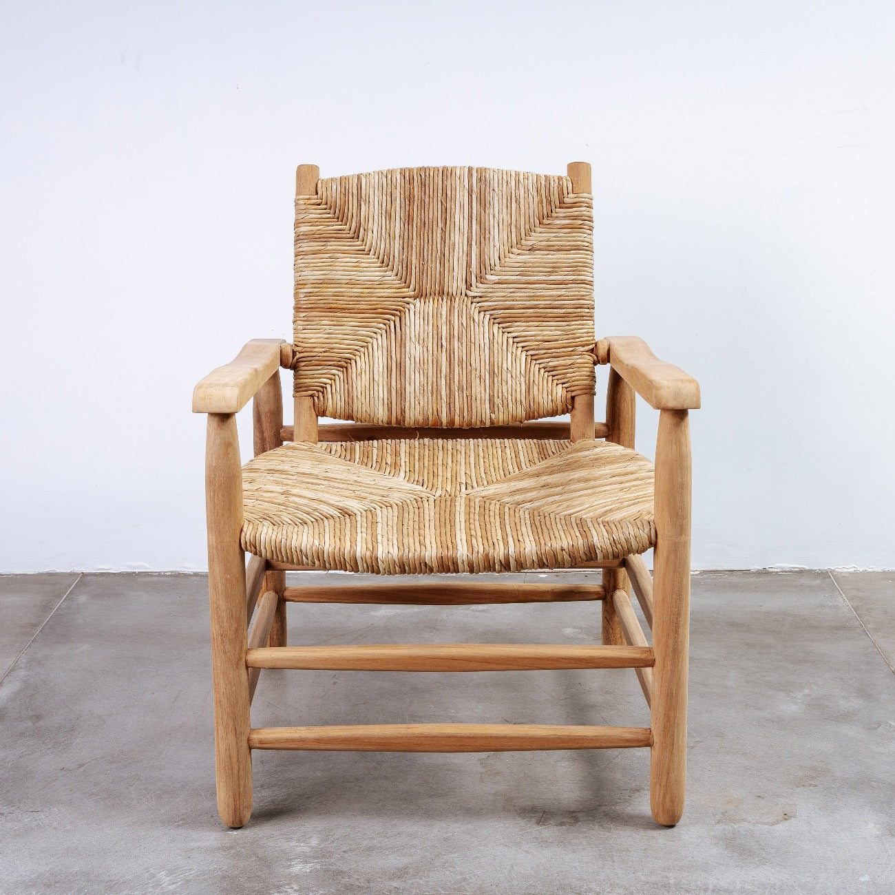 Perriand Teak Lounge Chair-France & Son-FL1345TEAK-Lounge Chairs-3-France and Son