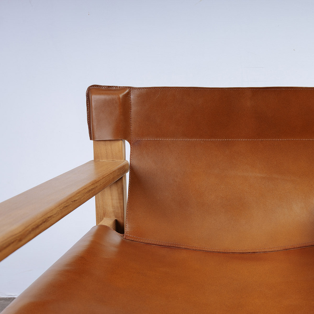 Santiago Leather Sling Lounge Chair