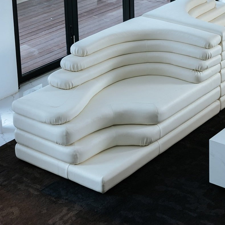 Terrazza Sofa - Vegan Leather-France & Son-FL1357WHTL-SofasLeft-3-France and Son