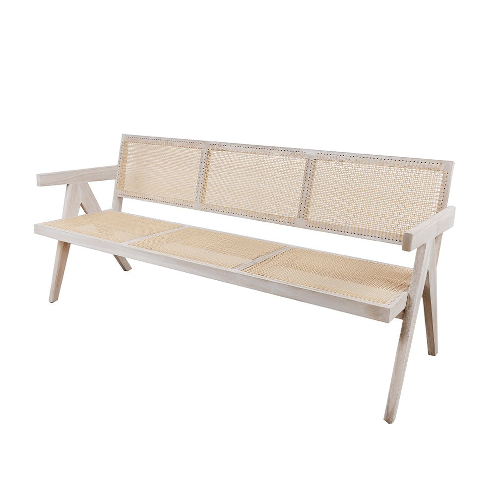 Jeanneret Sofa - Teak Grey-France & Son-FL1367GREY-SYN-Outdoor Sofas-2-France and Son