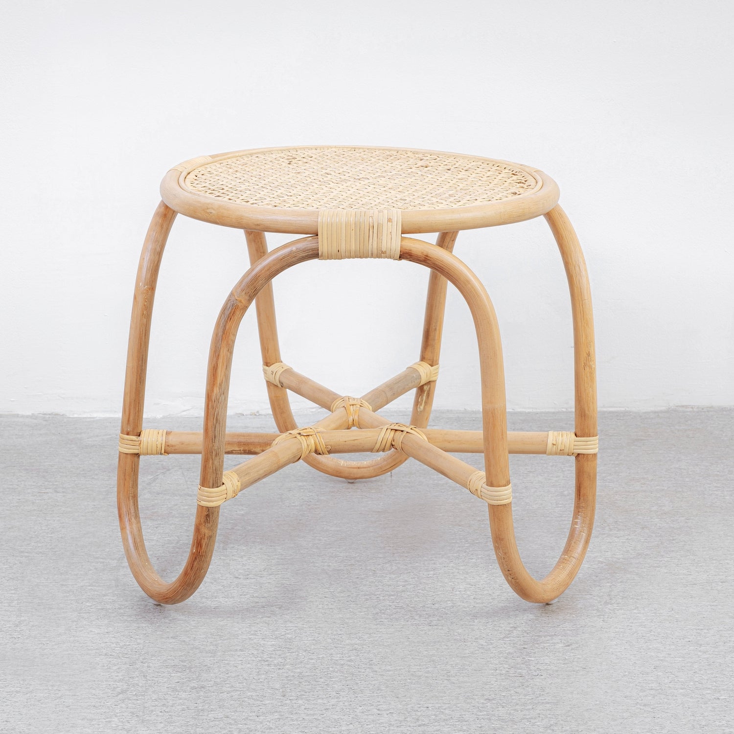 Viggo Rattan Side Table-France & Son-FL1439-Side Tables-2-France and Son