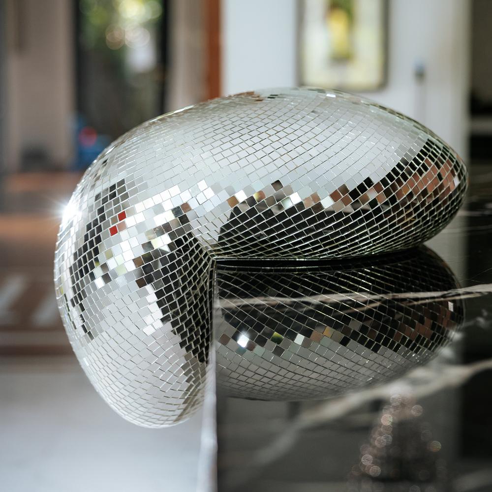 Melting Disco Ball Sculpture-France & Son-FL2018-Decor-2-France and Son