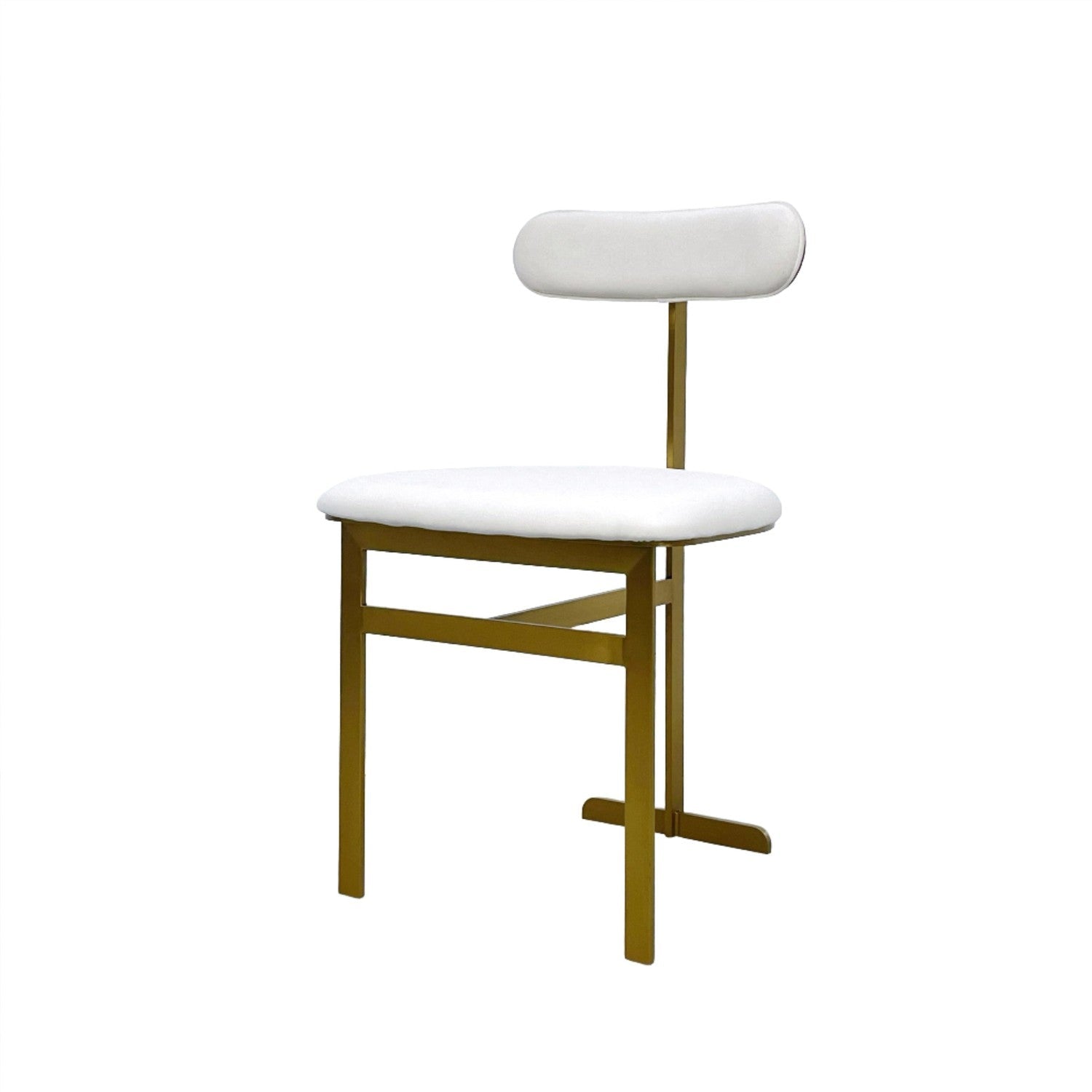 Pill Dining Chair with Upholstered Seat