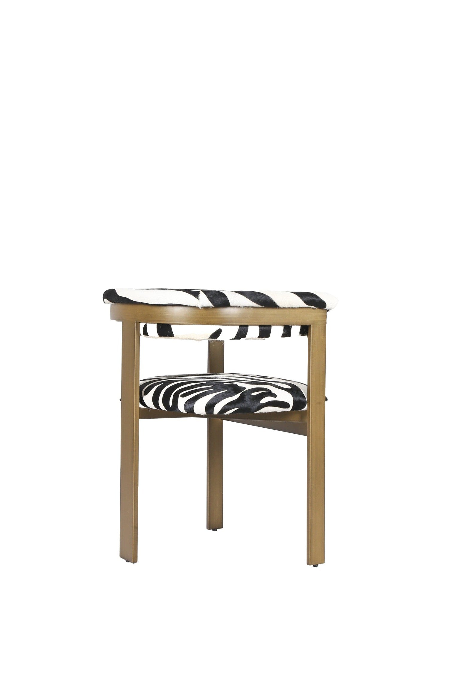 Dearcy Dining Chair With Zebra Hide