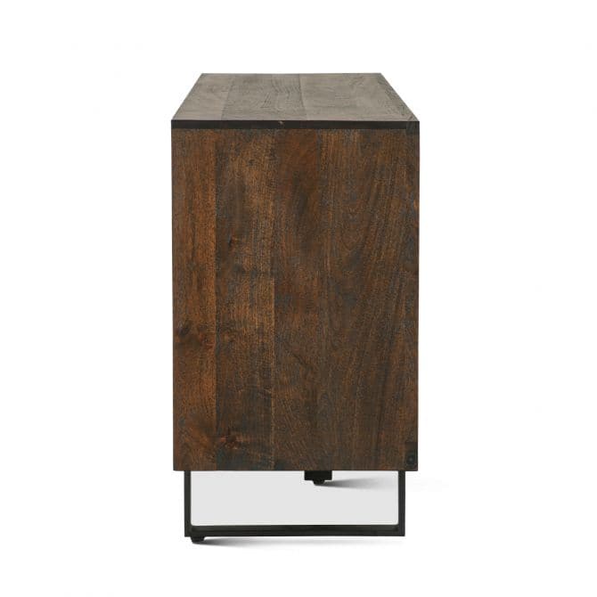 Mountain Lodge 70" Sideboard Premium Dark Walnut-Home Trends & Designs-HOMETD-FML-SB70PW-Sideboards & Credenzas-7-France and Son