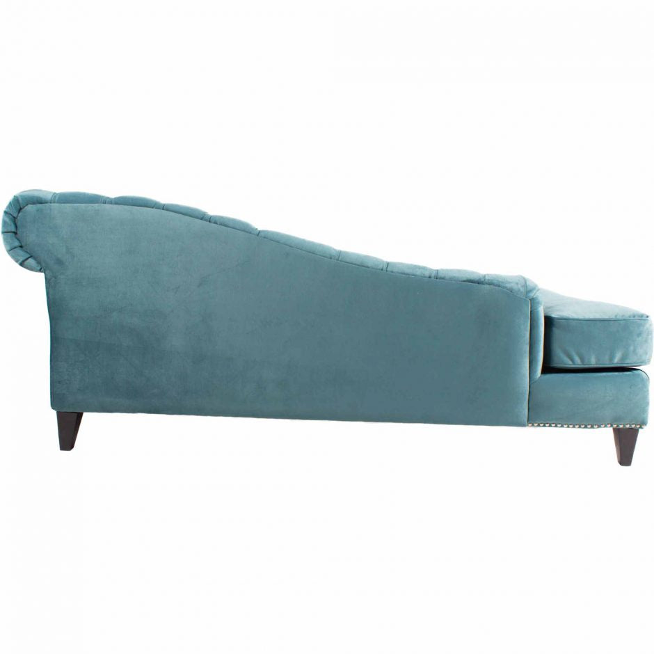 Bibiano Chaise Velvet Blue-Moes-MOE-FN-1031-50-Chaise Lounges-2-France and Son