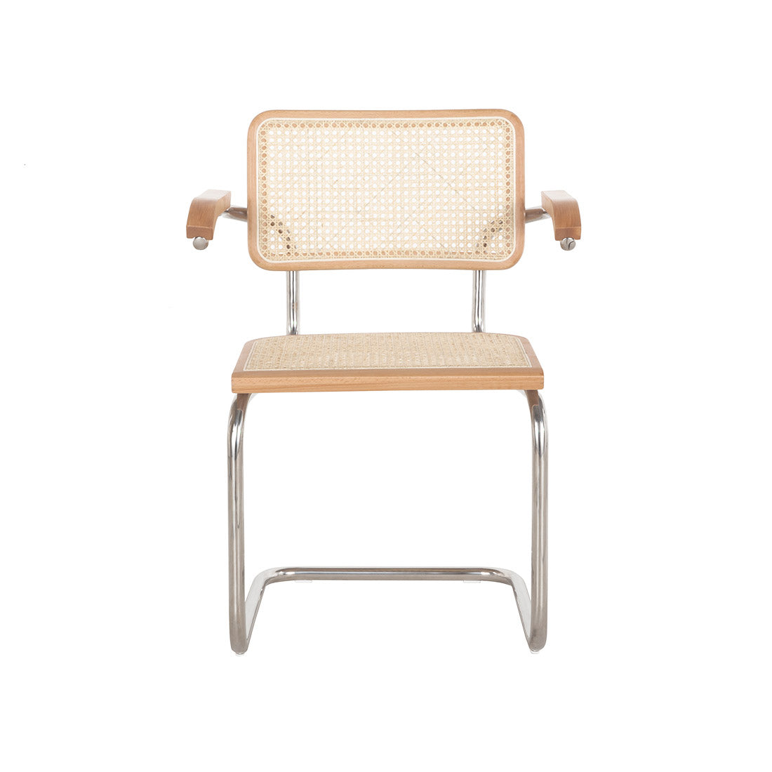 Italian Cesca Armchairs-France & Son-FSC119NTRL-Dining ChairsSingle-Natural-6-France and Son