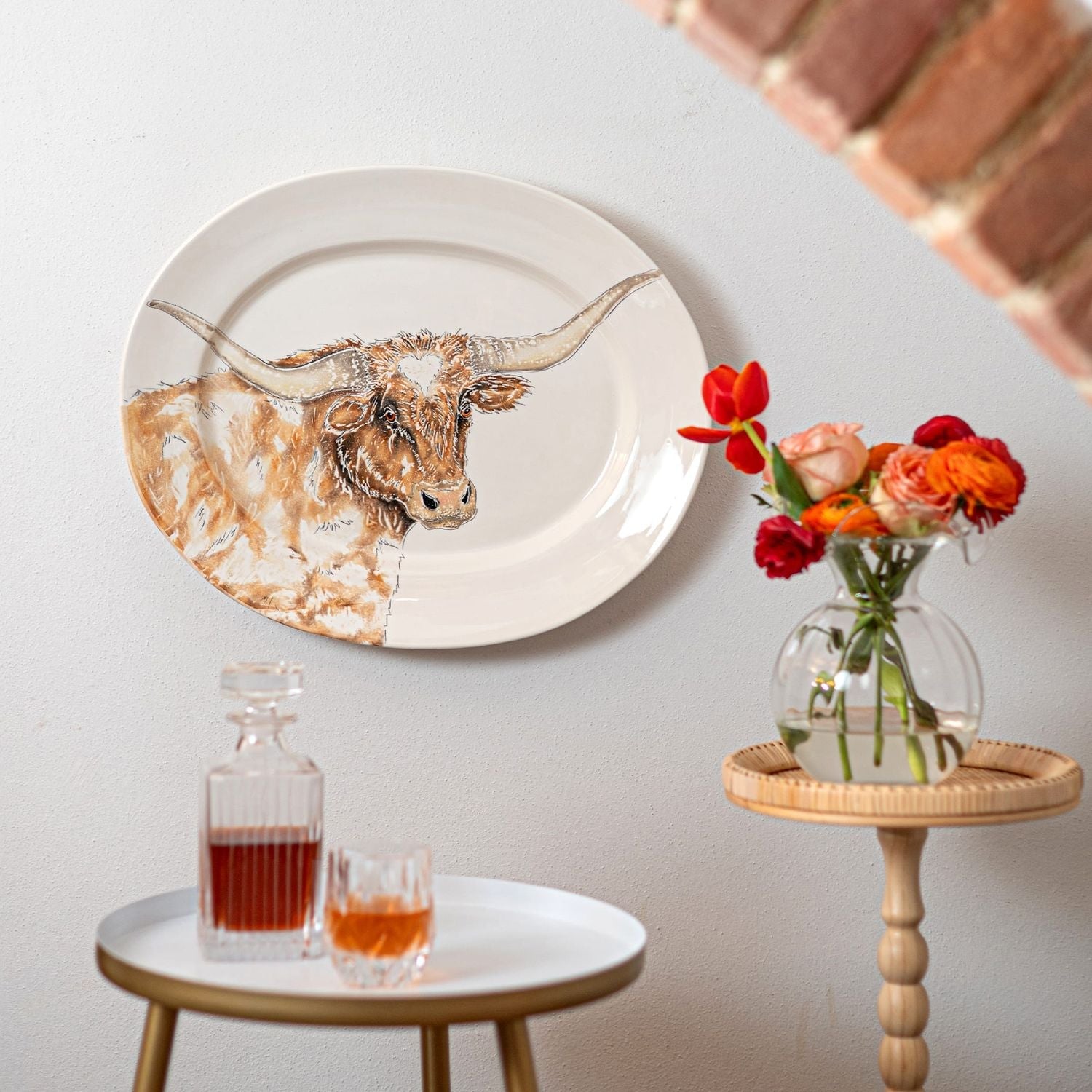 Fattoria Longhorn Oval Platter