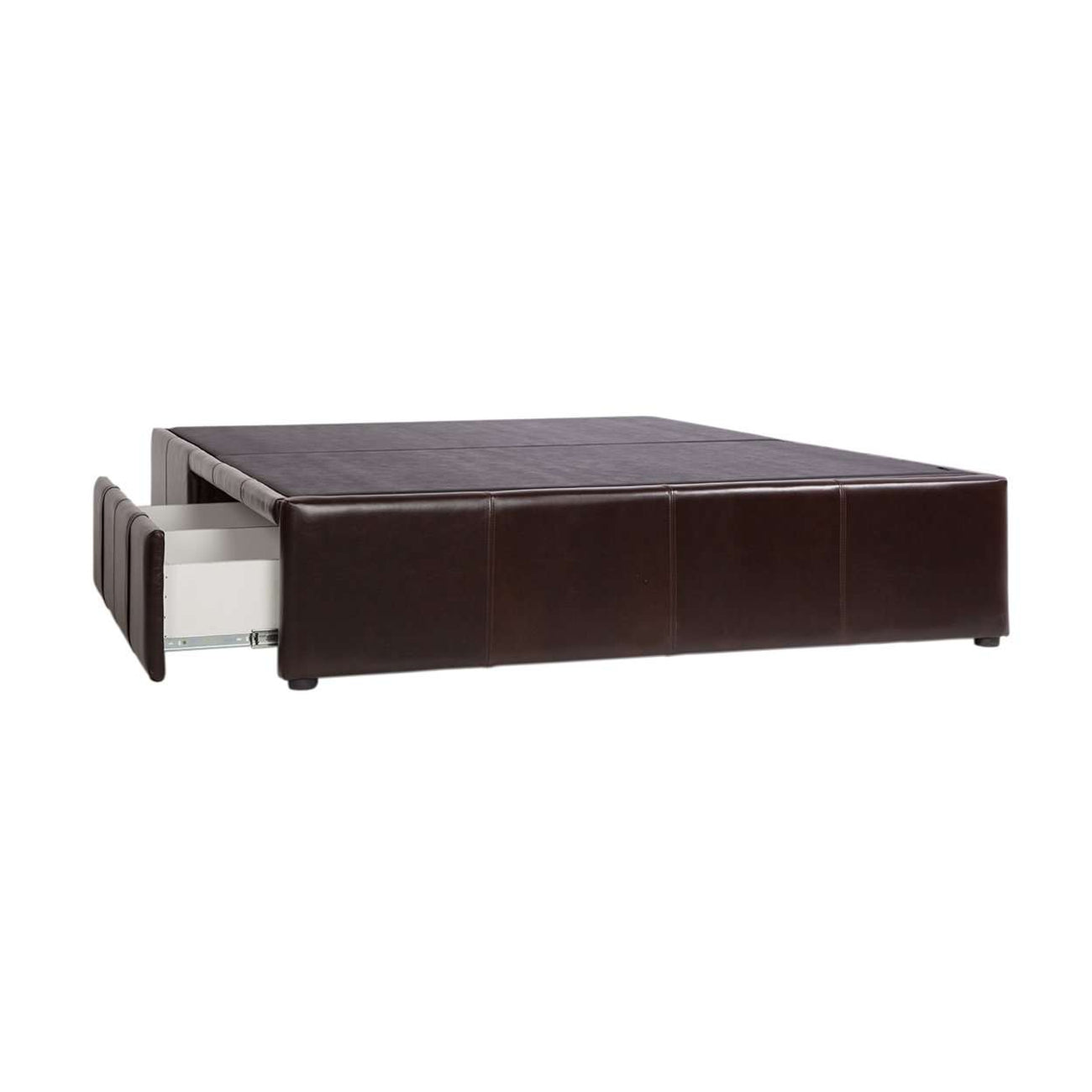 Carmel Leather Storage Bed-France & Son-FUB0241TORI-BedsBed Frame Only-2-France and Son