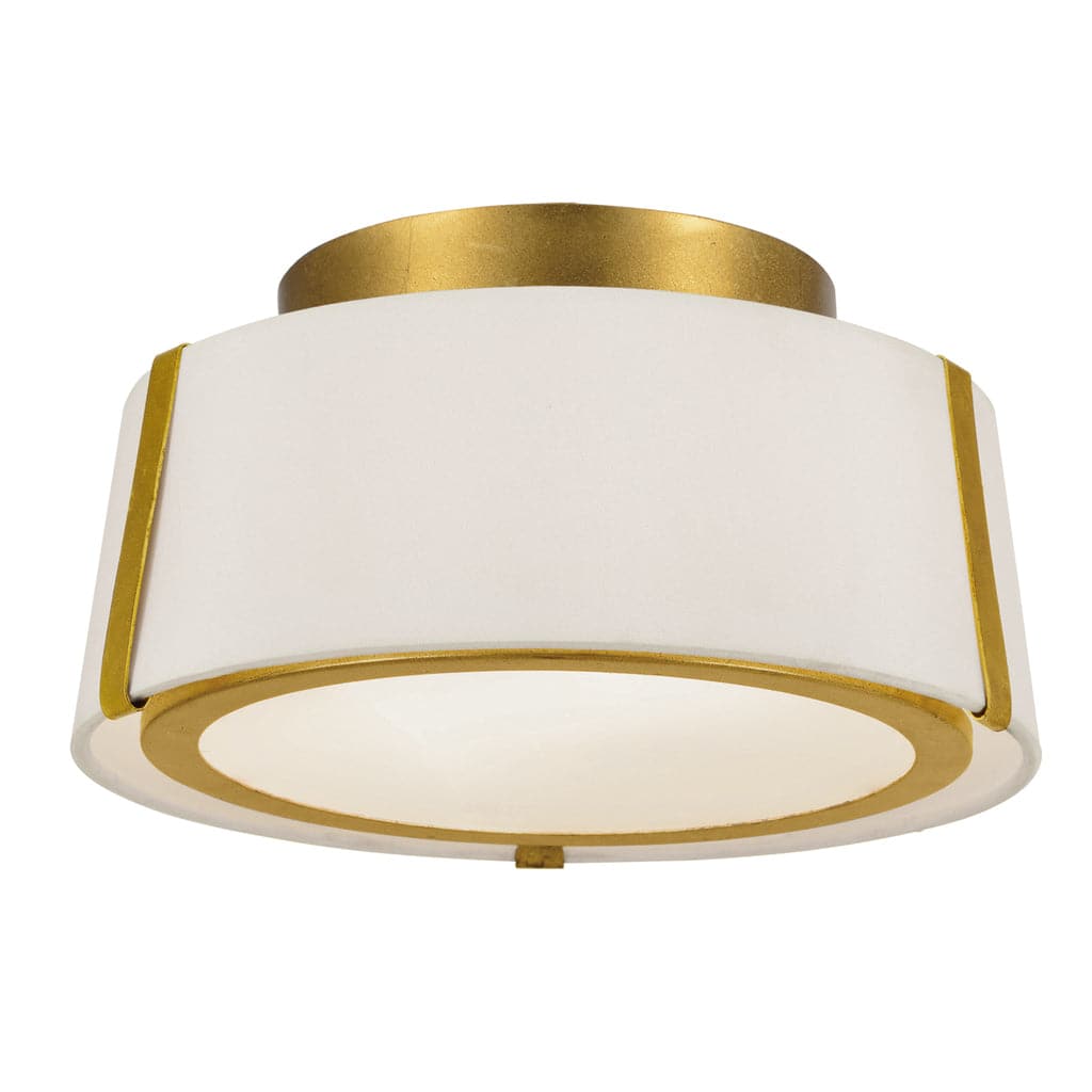 Fulton 2 Light Ceiling Mount-Crystorama Lighting Company-CRYSTO-FUL-903-GA-Flush MountsAntique Gold-3-France and Son