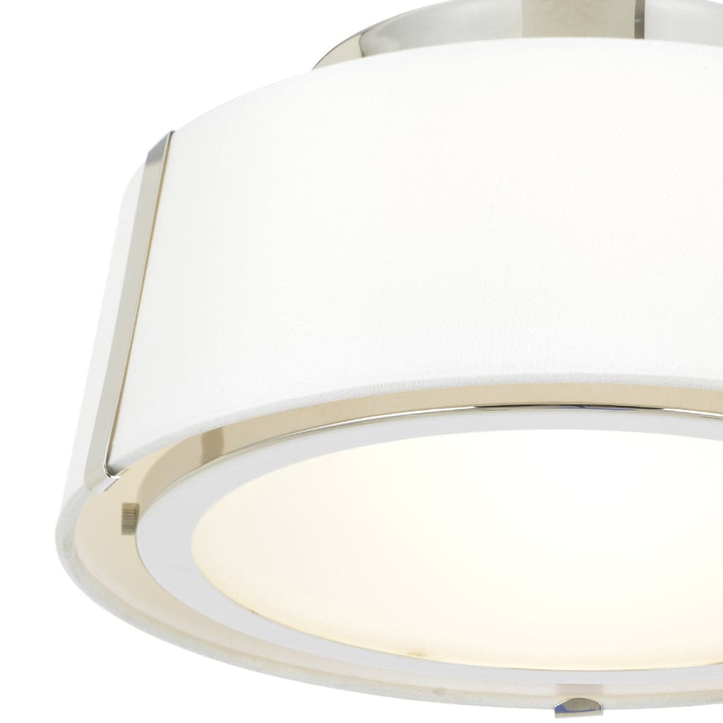 Fulton 2 Light Ceiling Mount-Crystorama Lighting Company-CRYSTO-FUL-903-BK-Flush MountsBlack Metal-10-France and Son