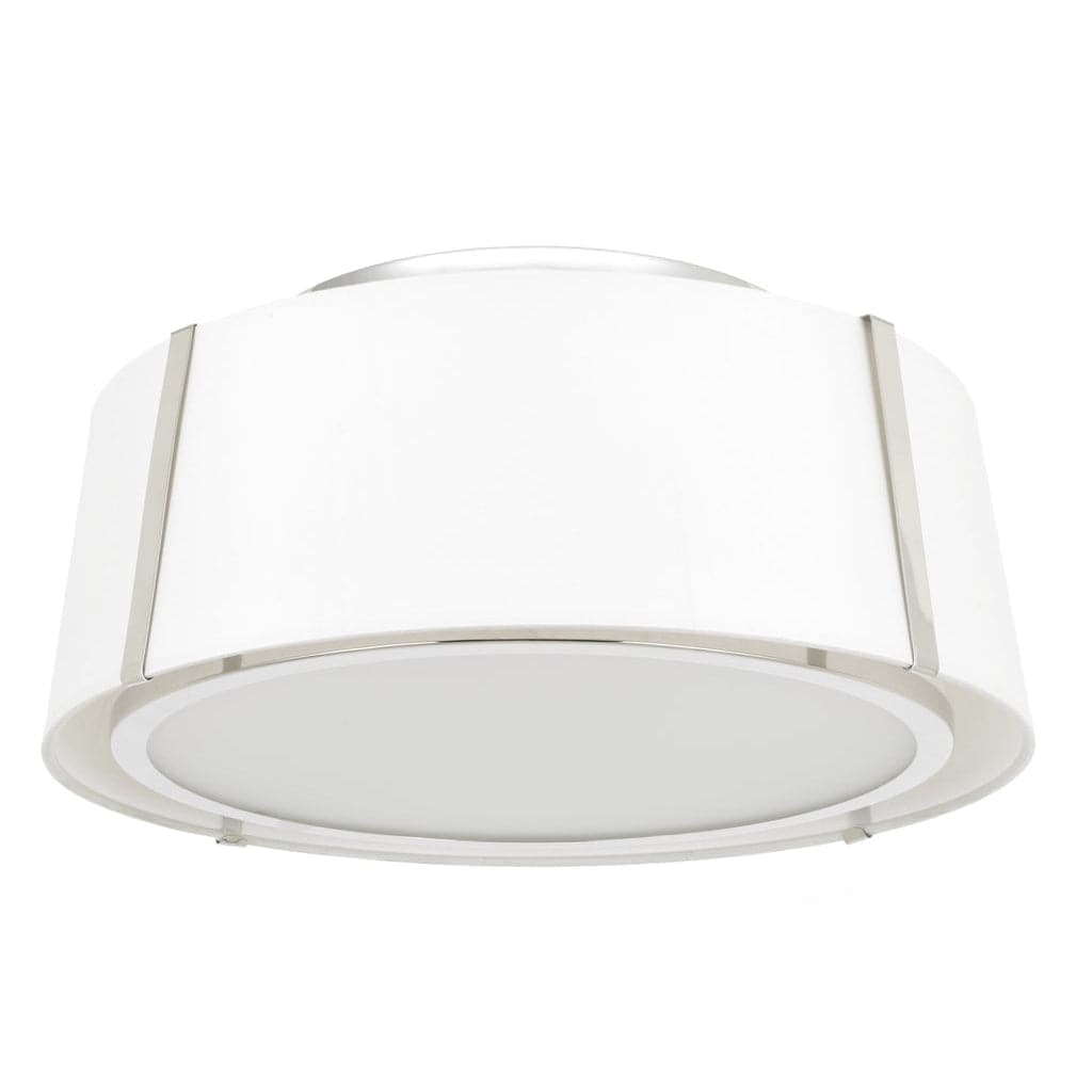 Fulton 3 Light Ceiling Mount-Crystorama Lighting Company-CRYSTO-FUL-905-PN-Flush MountsPolished Nickel Finish-6-France and Son