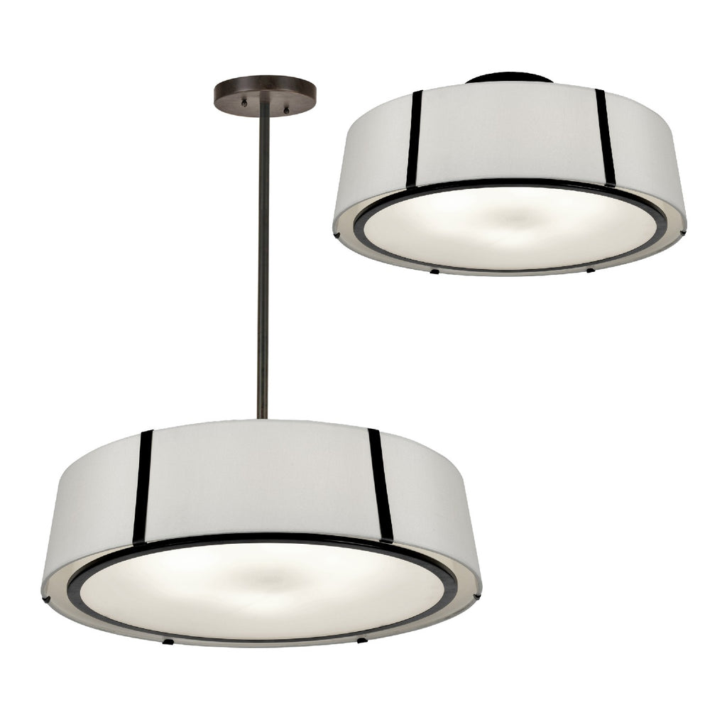 Fulton 6 Light Chandelier-Crystorama Lighting Company-CRYSTO-FUL-907-BK-ChandeliersBlack Metal-7-France and Son