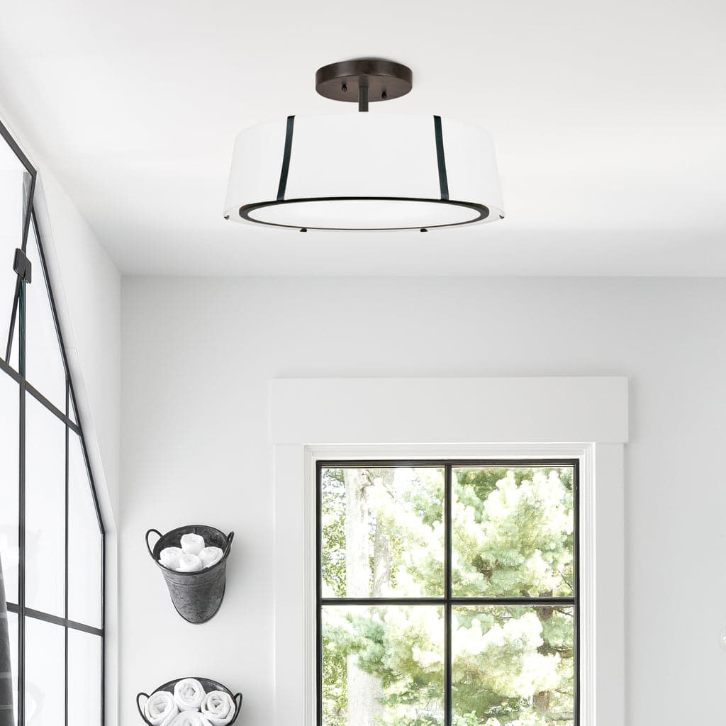 Fulton 6 Light Semi-Flush-Crystorama Lighting Company-CRYSTO-FUL-907-BK_CEILING-Outdoor Flush MountsBlack Metal-2-France and Son