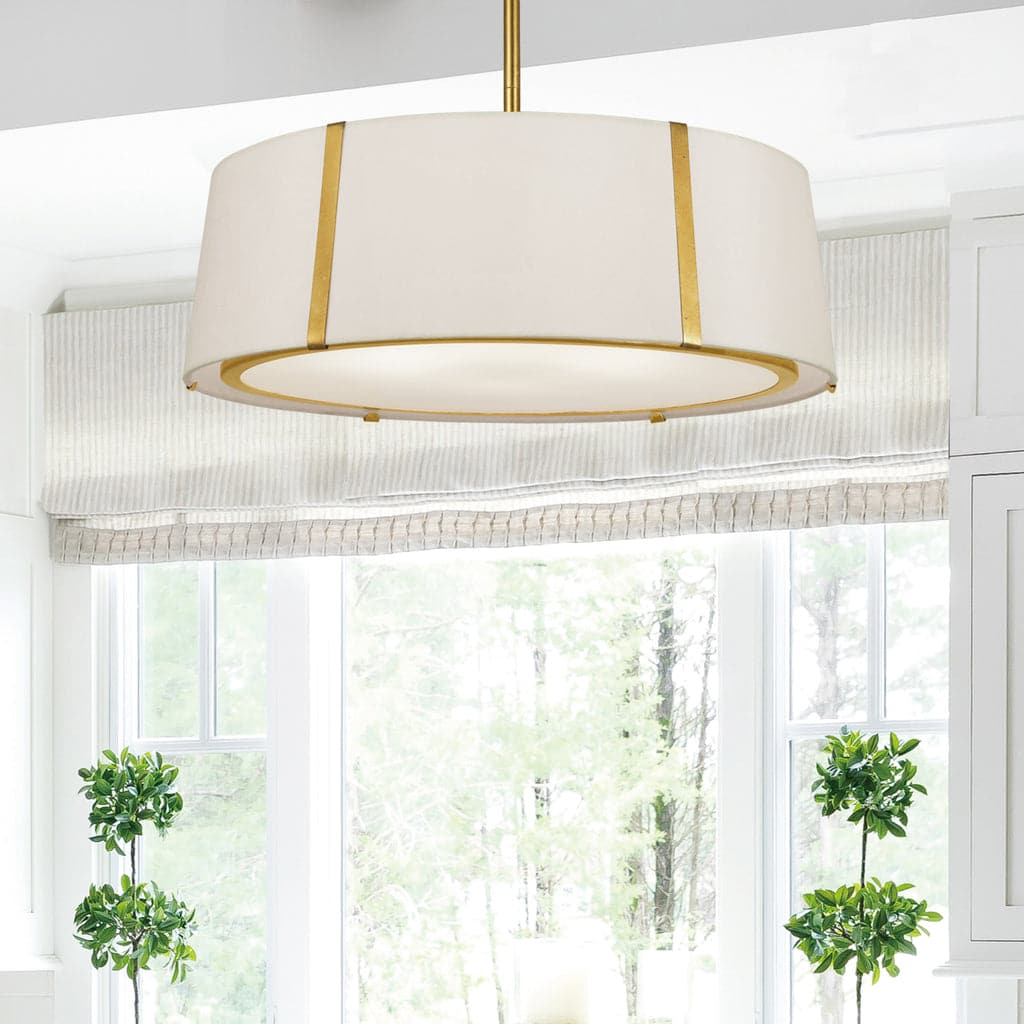 Fulton 6 Light Chandelier-Crystorama Lighting Company-CRYSTO-FUL-907-BK-ChandeliersBlack Metal-2-France and Son