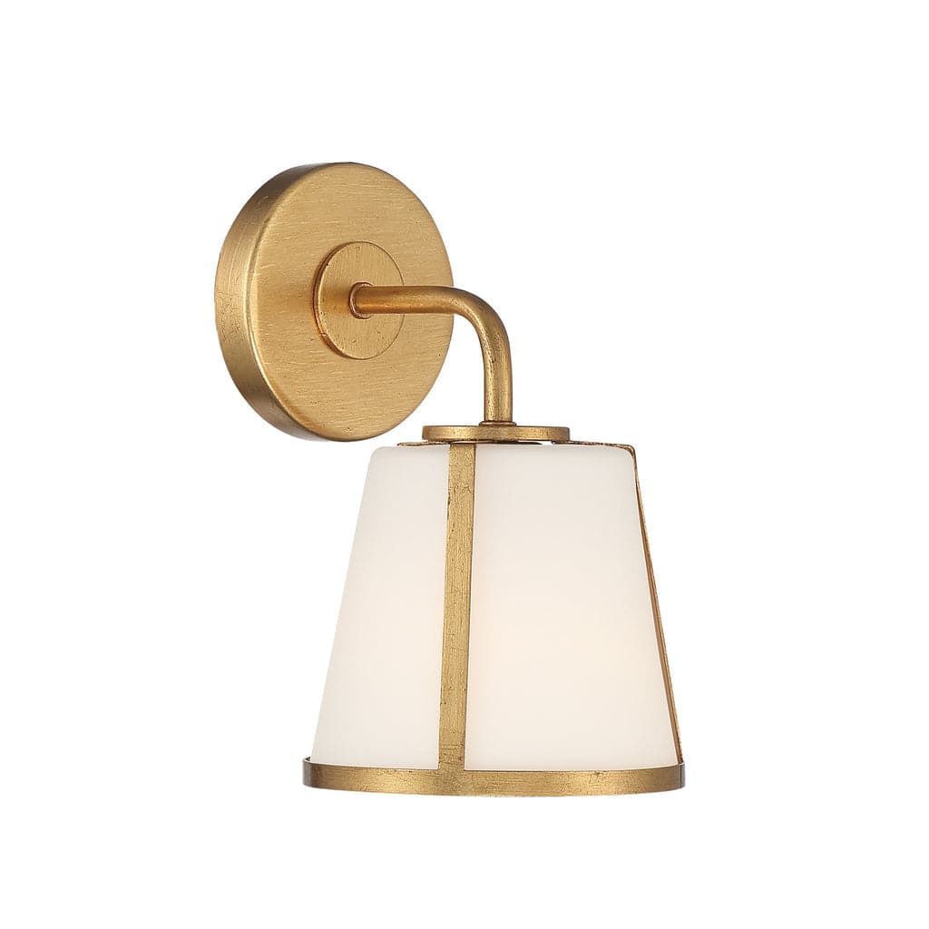 Fulton 1 Light Wall Mount-Crystorama Lighting Company-CRYSTO-FUL-911-GA-Wall LightingAntique Gold-2-France and Son