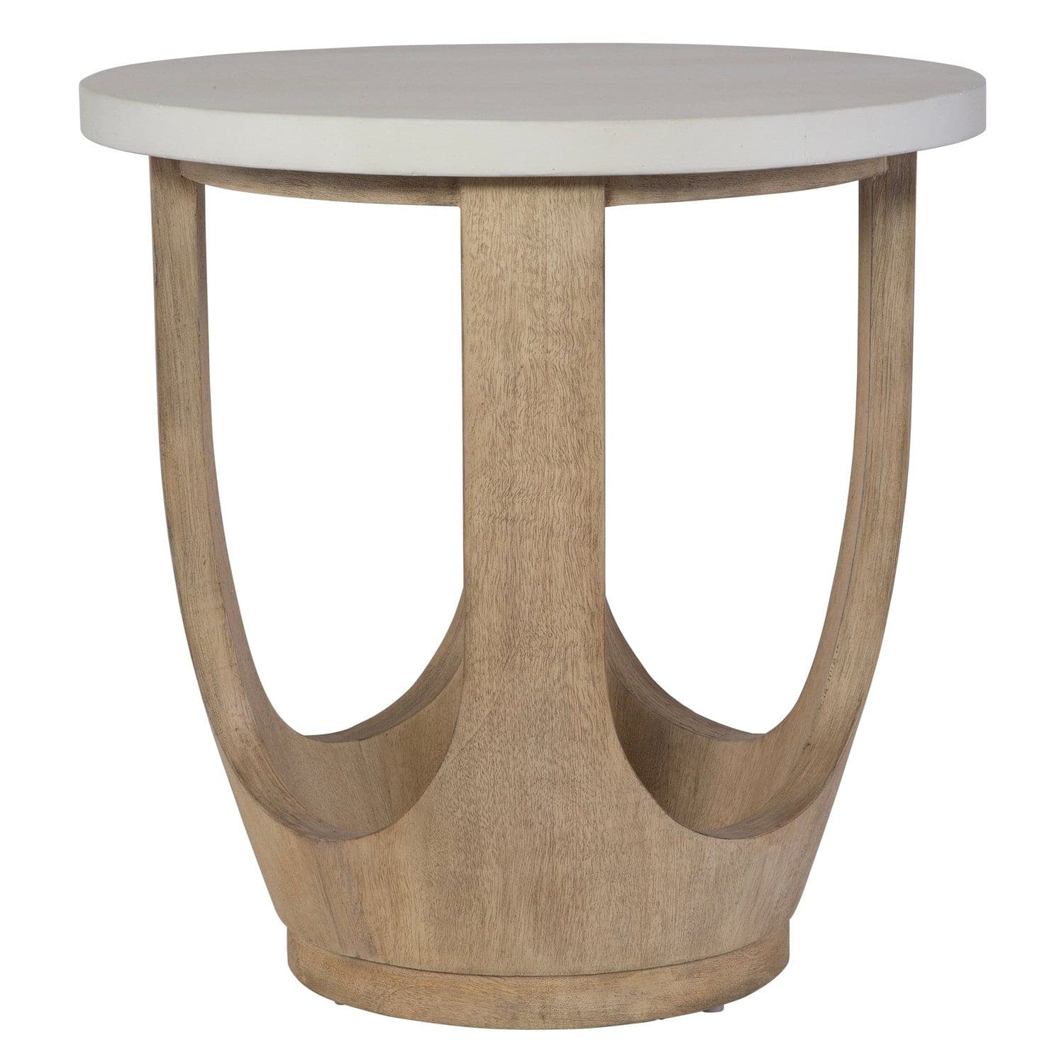 Tatli Stone Top Side Table-Uttermost-UTTM-22977-Side Tables-4-France and Son