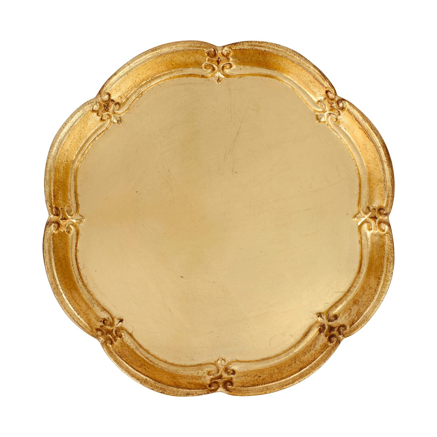 Florentine Wooden Accessories Round Tray