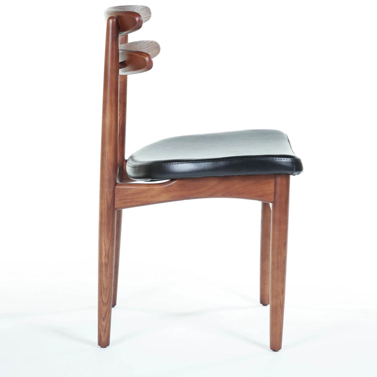 Beibere Side Chair-France & Son-FYC037BLK-Dining Chairs-3-France and Son