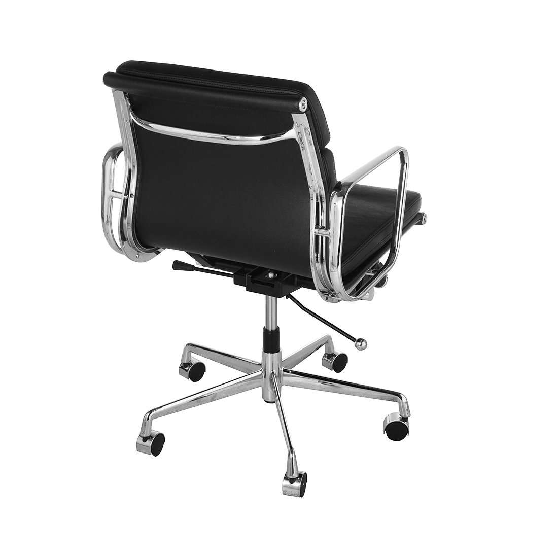 Darko Leather Office Chair - Black-FAS REPRO-FZC1023BLK-Task Chairs-4-France and Son