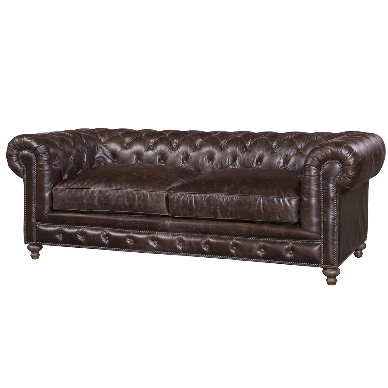 Finn Sofa-Spectra Home-SpectraHome-93240L-03DF-SofasValencia Dark Brown Leather-90-4-France and Son