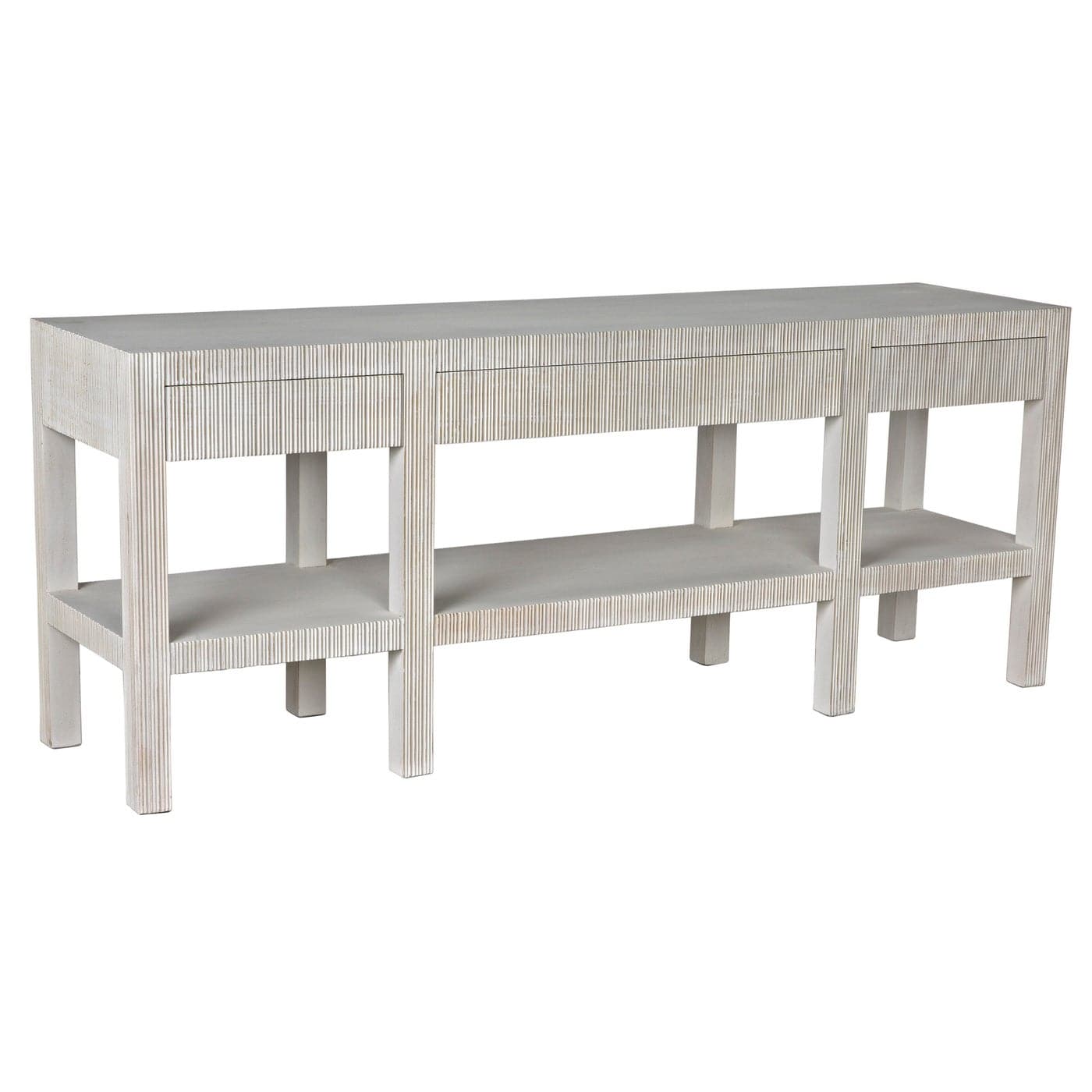 Conrad Console - White Wash-Noir-NOIR-GCON272WH-Console Tables-1-France and Son